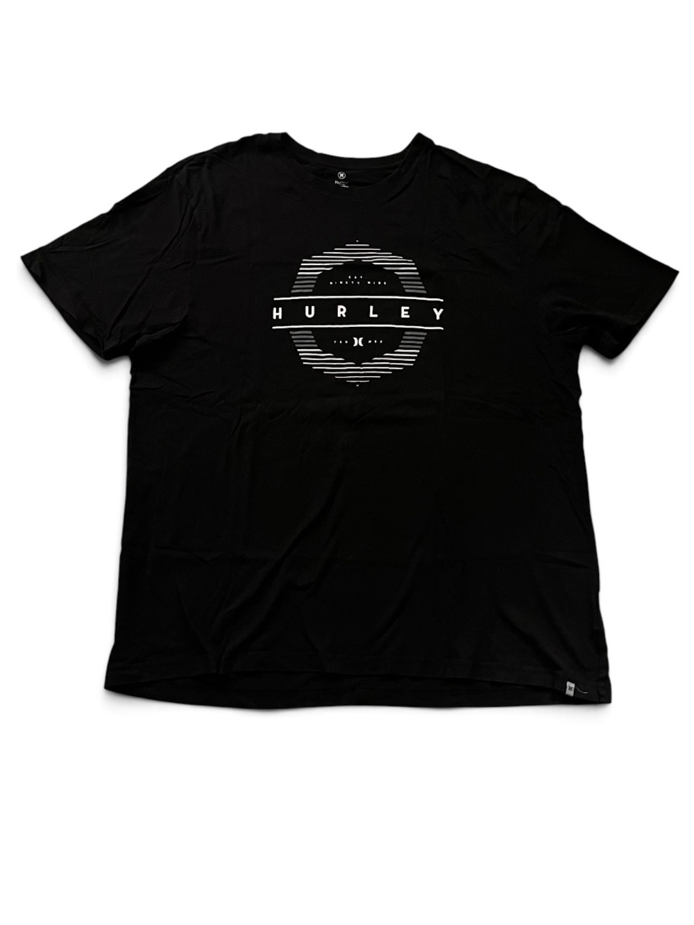 Hurley Black Short Sleeve Cotton T-Shirt - Men’s XXL
